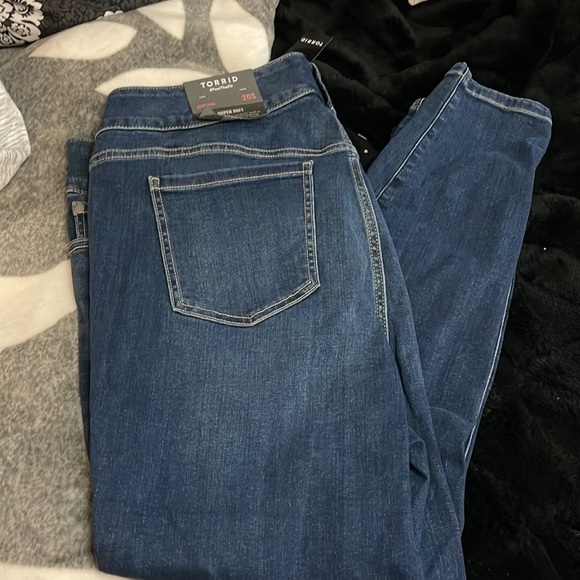 Torrid 20S blue jean/denim jegging legging nwt - Picture 6 of 9